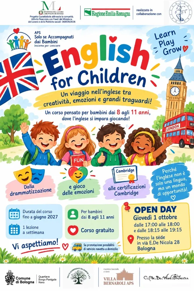 Locandina: English for Cildren