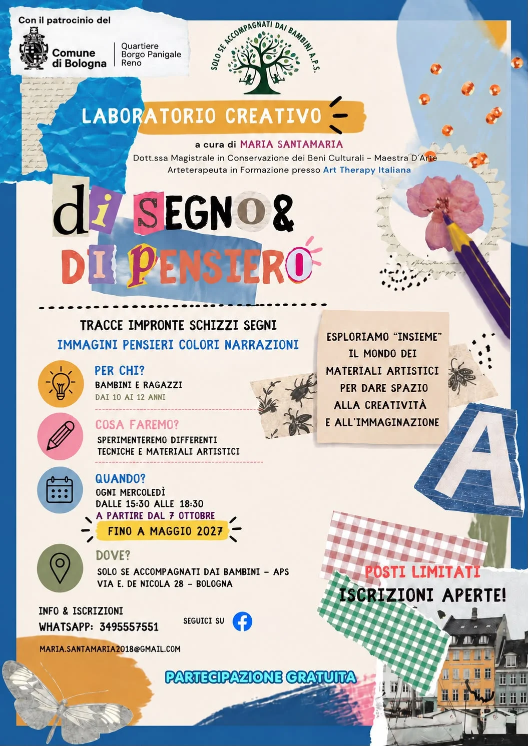 Locandina: Laboratorio creativo — Di segno e di pensiero